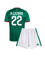 Mexiko Hirving Lozano #22 Domácí dres pro děti MS 2026 Krátký Rukáv (+ trenýrky)